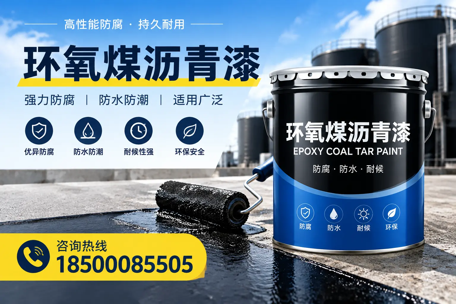 选择环氧煤沥青漆的五大理由，克孜勒苏客户必知